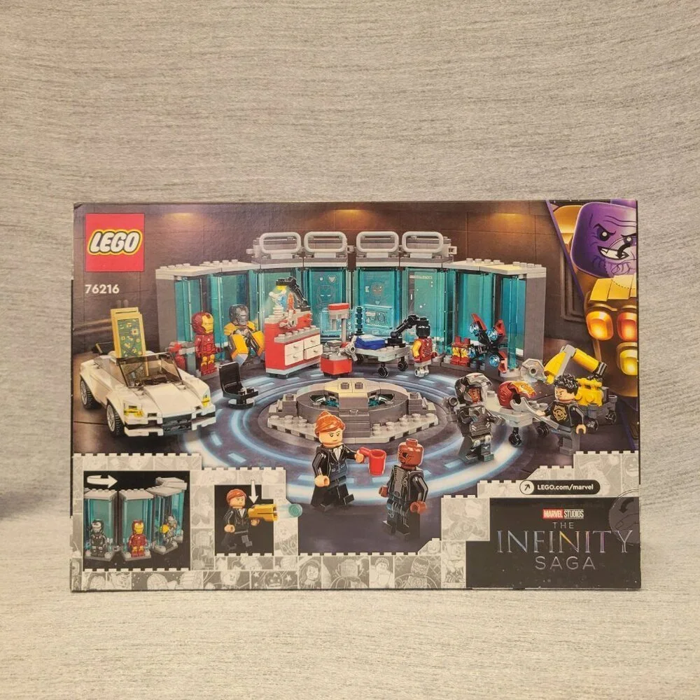 Lego Marvel 76216 Iron Man Armory